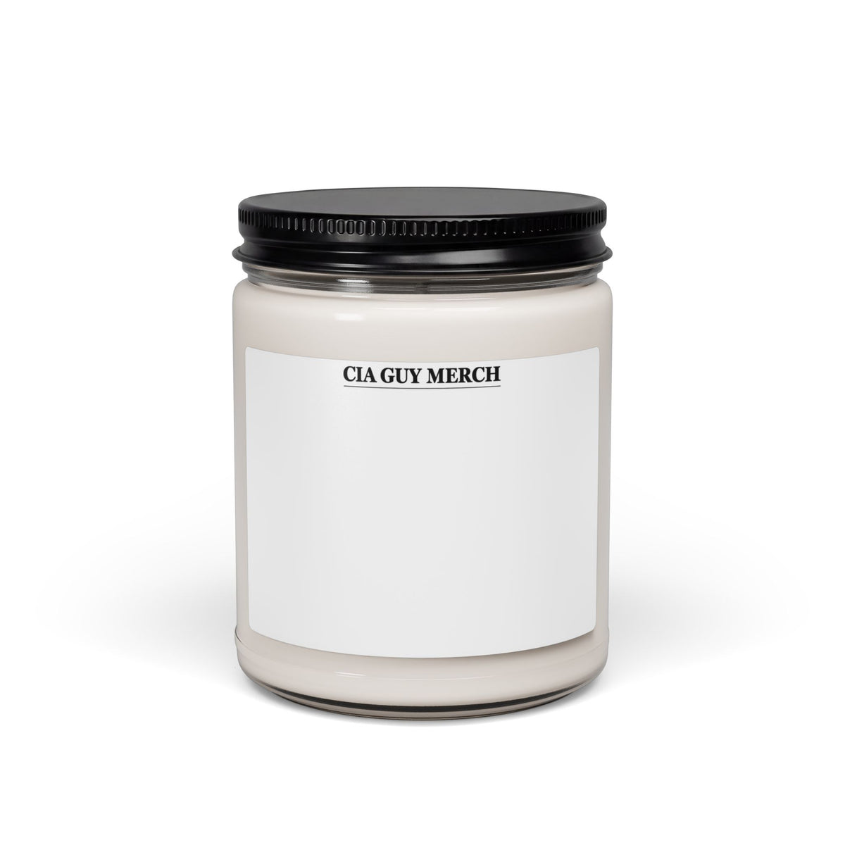 CIA Guy Merch Scented Soy Candle 9oz — Clean Minimalist Jar Candle