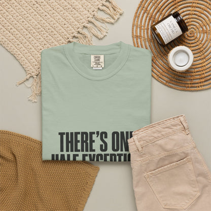 T‑Shirt — "There's One Half Exception" Retro Statement Tee