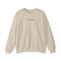 Crewneck Sweatshirt — Minimal "Ça Va?" French Phrase Pullover