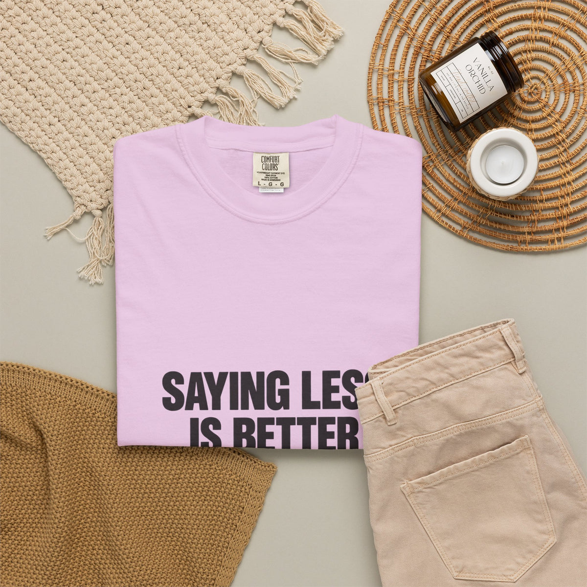 Saying Less Is Better Than Saying More T‑Shirt