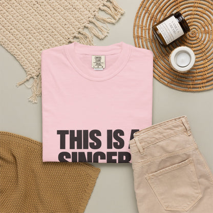 Graphic T-Shirt — "This Is A Sincere Lame-Ass Job" Bold Statement Tee