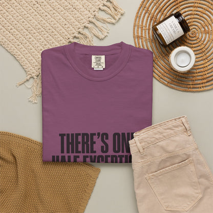 T‑Shirt — "There's One Half Exception" Retro Statement Tee