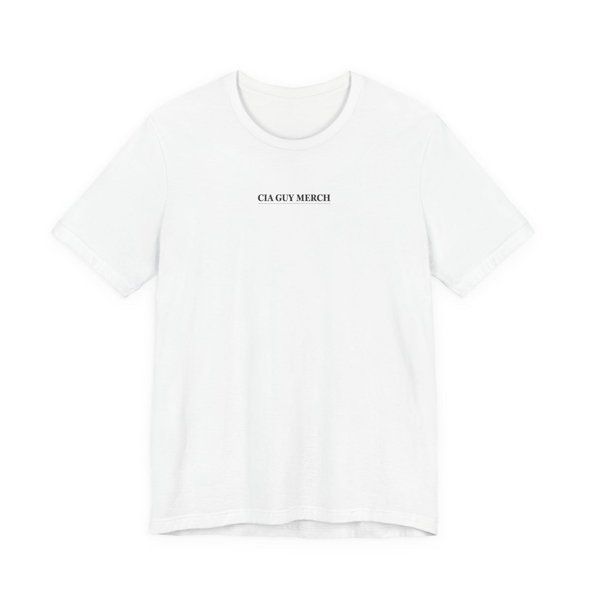 CIA Guy Merch T-Shirt — Minimal Logo Tee