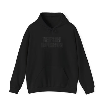 Therapy Humor Hoodie – "There's One Half Exception" Graphic Pullover